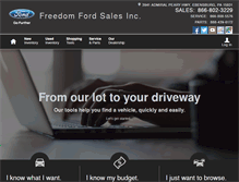 Tablet Screenshot of freedomfordofpa.com